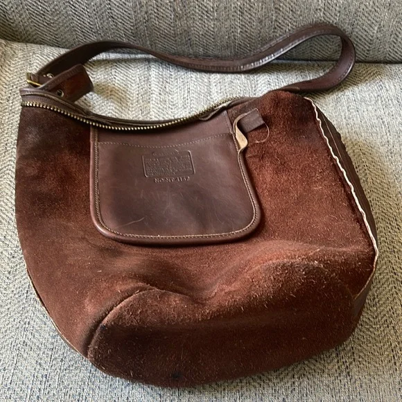 Coach Bleeker Vintage Brown Leather Bucket Crossbody Bag - Picture 16 of 16